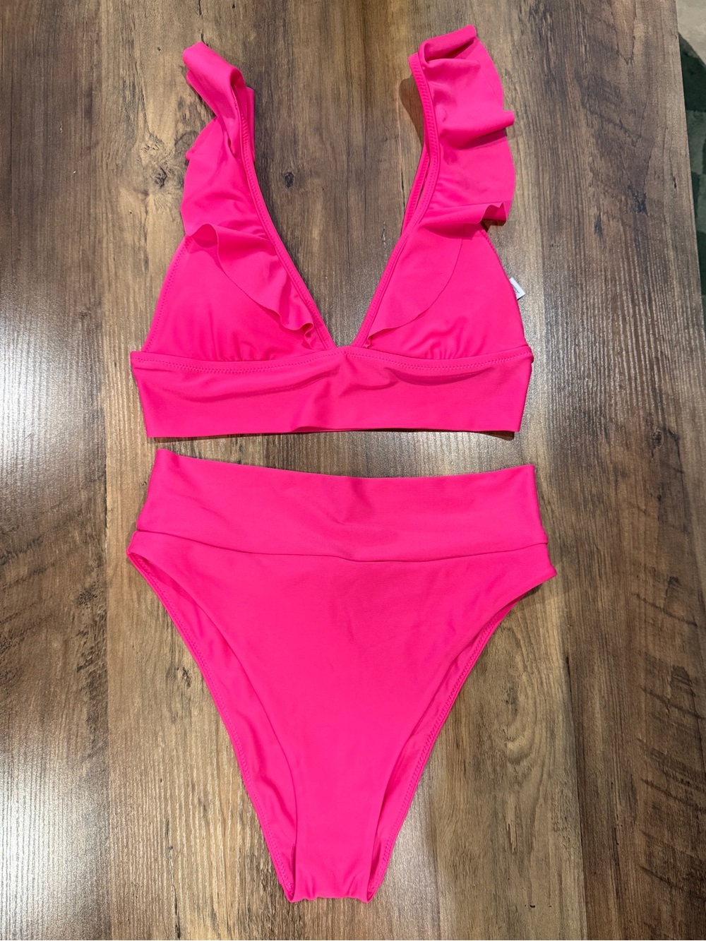 Aerie pink bikini set